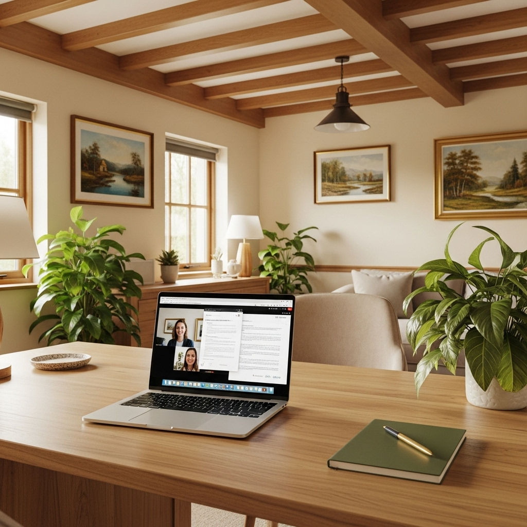 Virtual office meeting